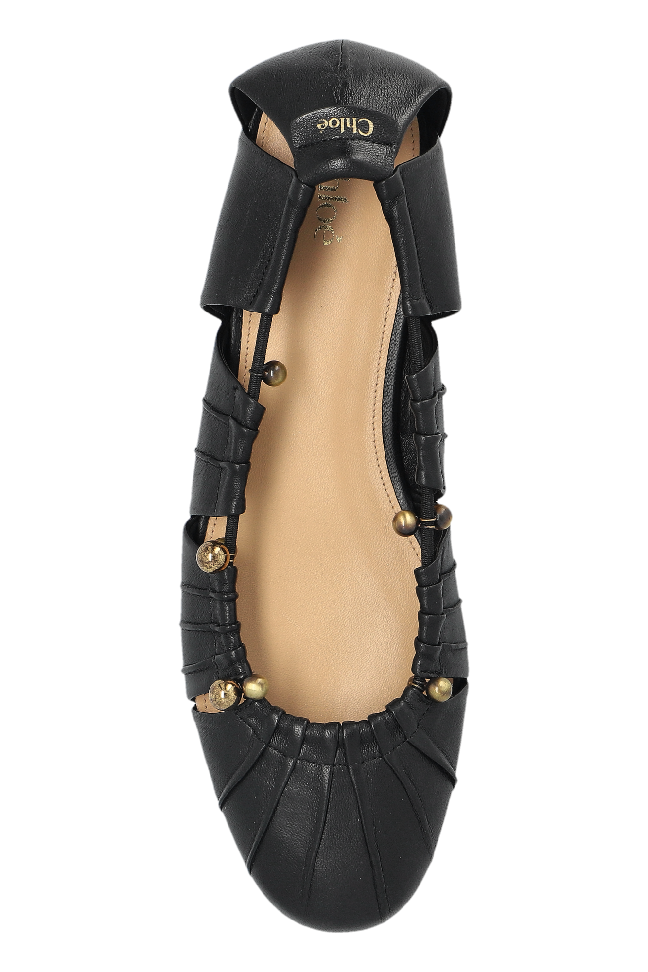 フラットシューズ CHLOE luna ballet fl CHC25S08JQL Chloé Luna Naked Ballet Flats | Red | FARFETCH